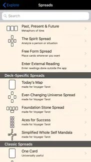 voyager tarot iphone screenshot 3