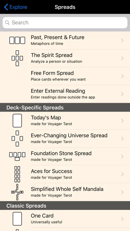 Voyager Tarot screenshot 3 of 5