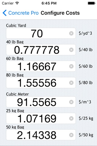 Concrete Pro - Cost Calculatorのおすすめ画像4