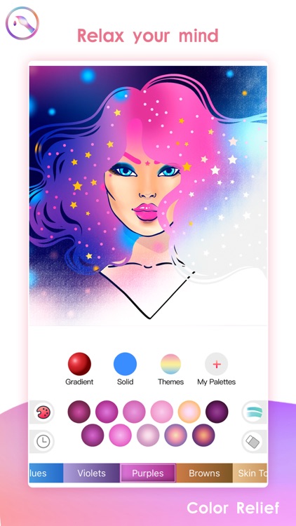 Color Relief Art Coloring Book