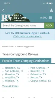 rv park and campground reviews iphone screenshot 1