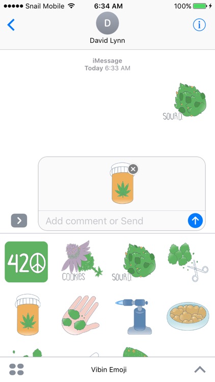 Vibin Weed Emoji Keyboard screenshot-4