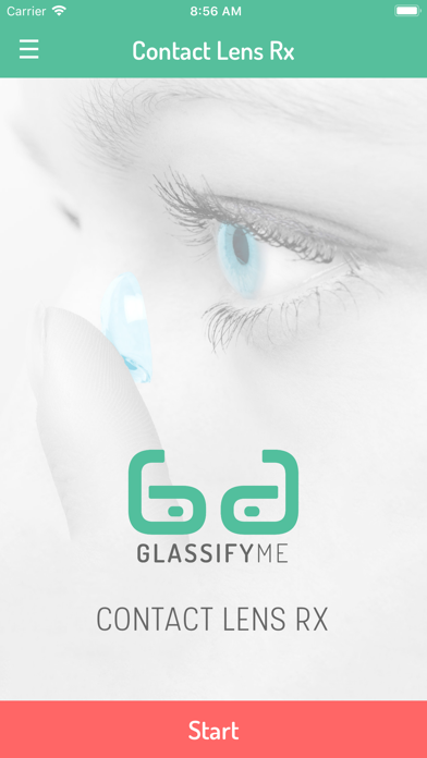 Screenshot #1 pour Contact Lens Rx by GlassifyMe