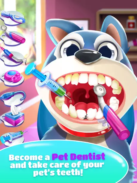 Pet Dentist Doctor Game!