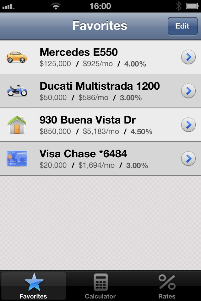 Mortgage Calculator for iPhone screenshot 4