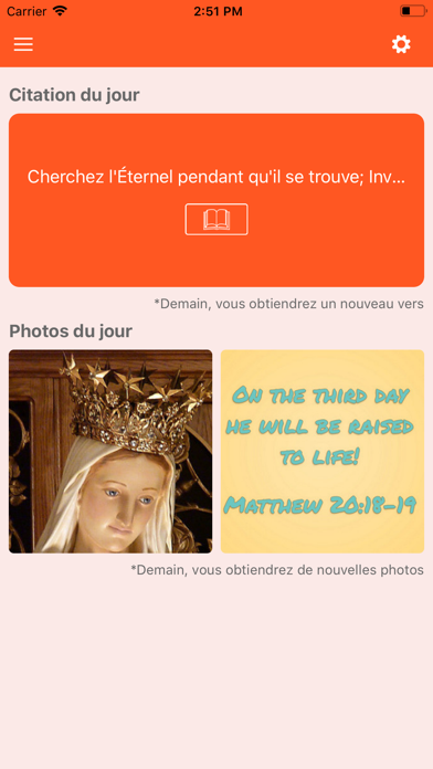 Screenshot #1 pour Encouragez versets Bibliques