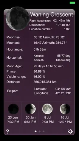 Game screenshot iEphemeris Pro hack