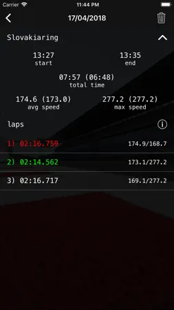 Lap Timer GPS screenshot 3