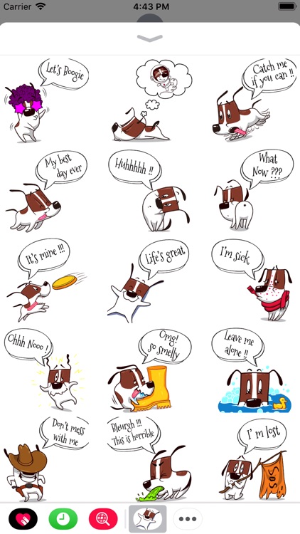 Cute Adorable Dogs Emojis Pack