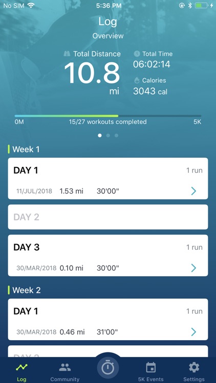 Couch to 5K® - Run training screenshot-3