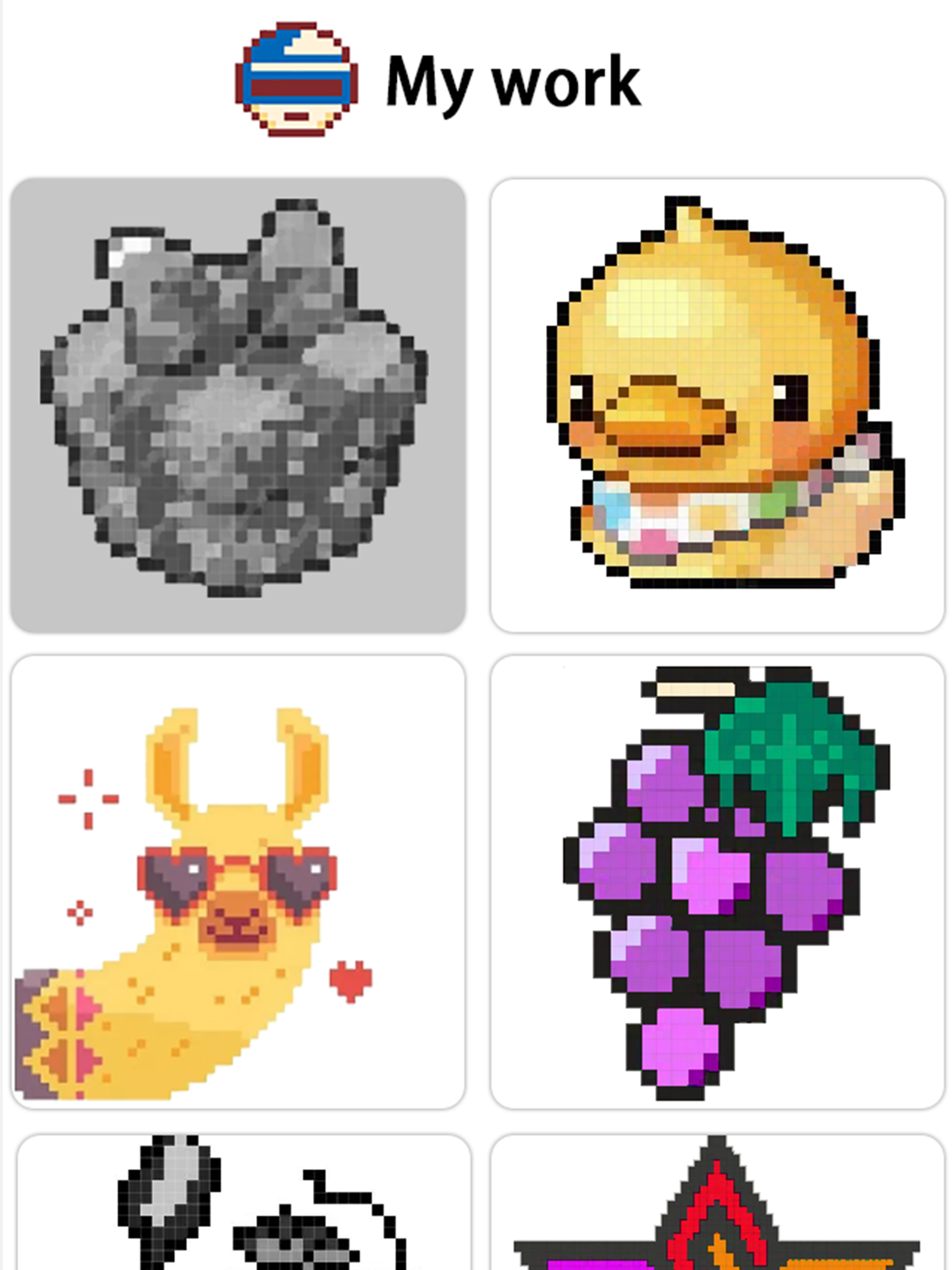 Pixel Cartoon Number Colouring
