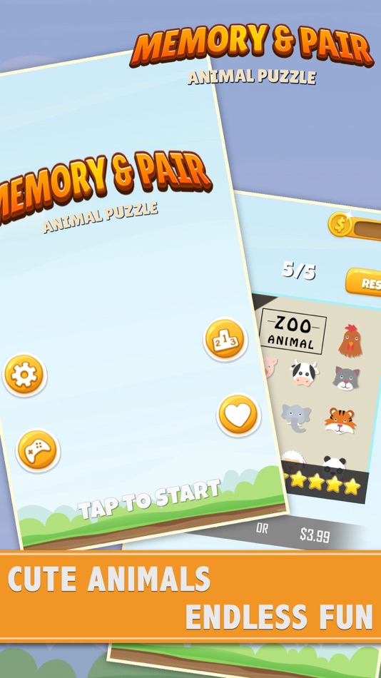 Animal Puzzle: Memory and Pair - 1.0.1 - (iOS)
