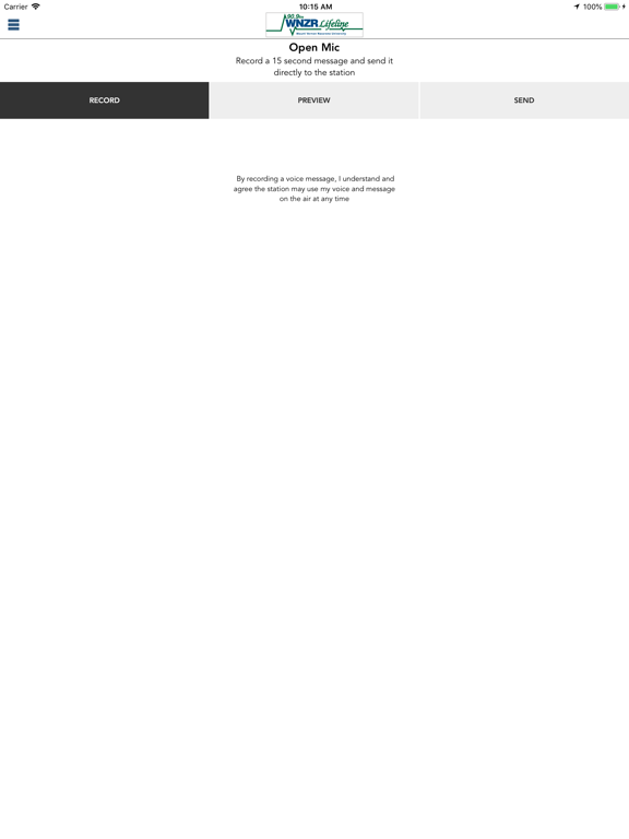 WNZR 90.9 FM iPad screenshot 2 - Music app