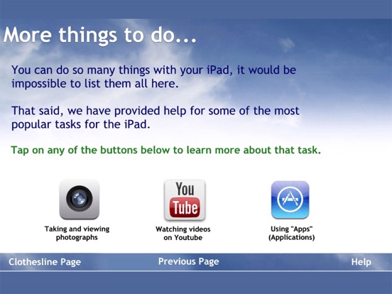 Easy Tablet Help for Seniors iPad screenshot
