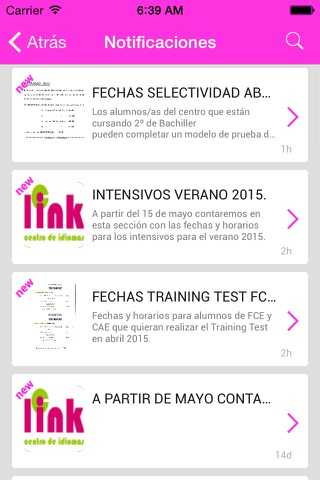 LINK CENTRO DE IDIOMAS screenshot 2