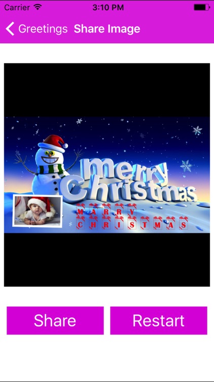 Christmas Greeting Cards Maker Booth For Wishes screenshot-3