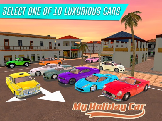 My Holiday Car: Sunrise City iPad app afbeelding 5