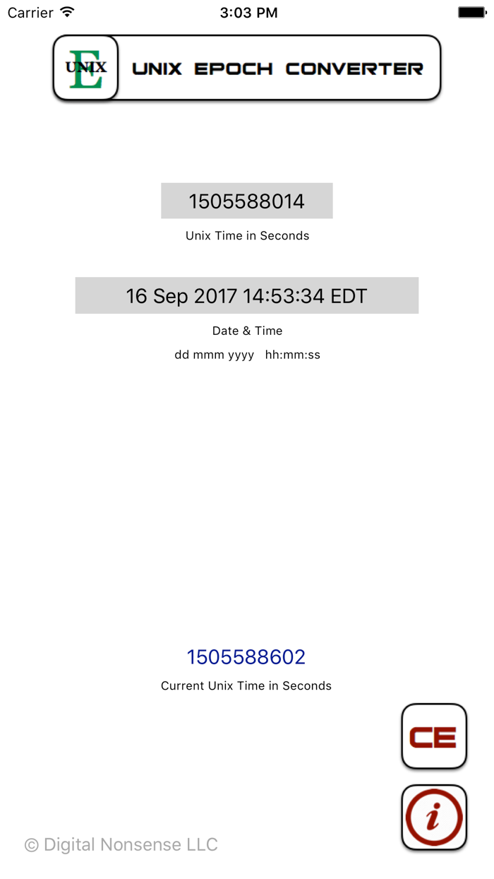 Unix Epoch Converter