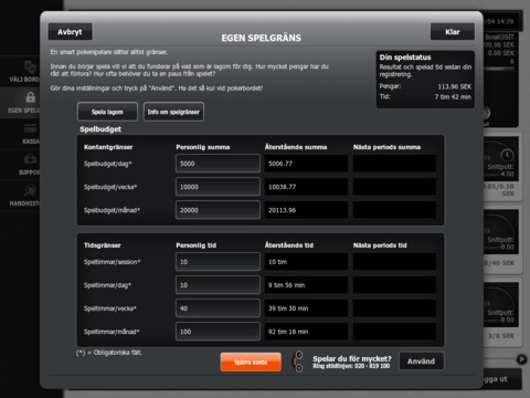 Svenska Spel Poker screenshot 3