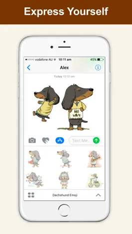 Game screenshot Dachshund Emoji Doxie Stickers hack