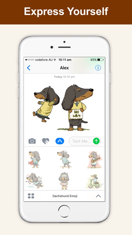 Dachshund Emoji Doxie Stickers