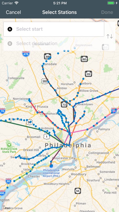 SEPTA Trip Planner screenshot 2