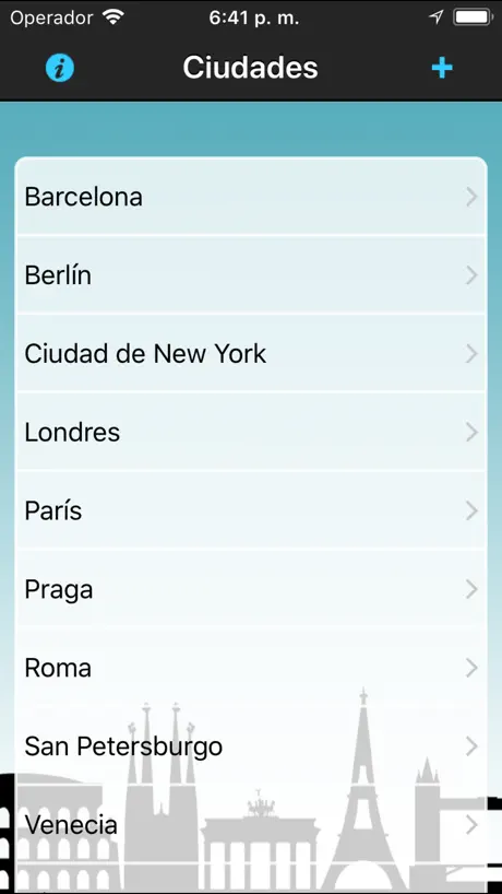 Audioguías de Ciudades