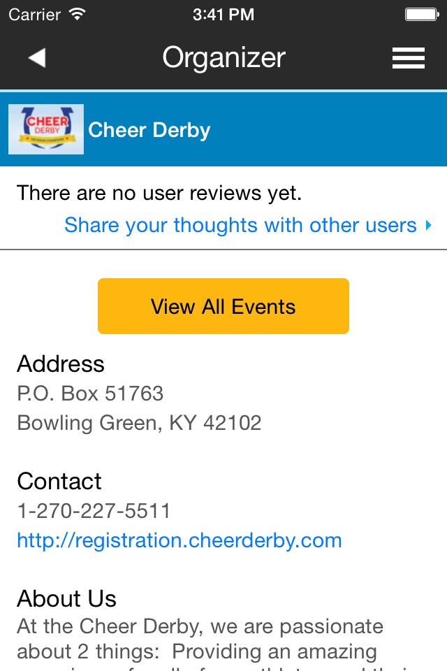 Cheer Competition Events screenshot 3