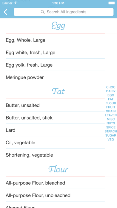 Conversions - Bake & Cook Screenshot