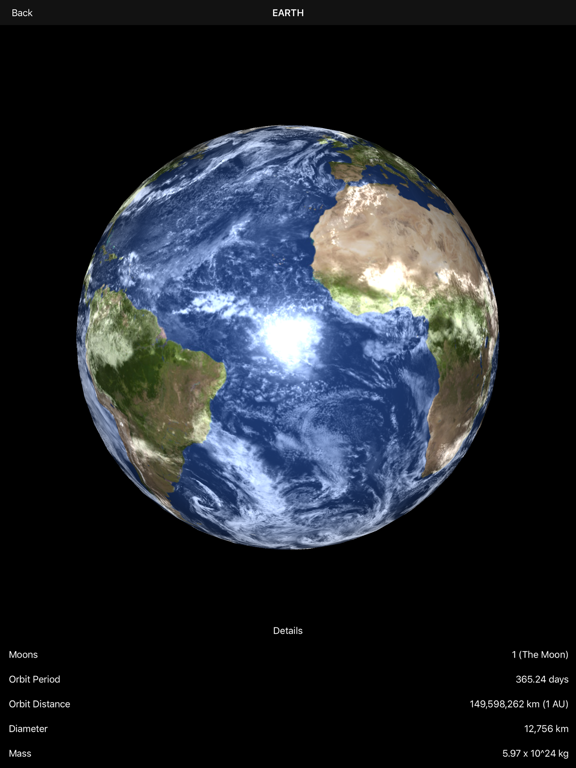 AR - Solar System iPad screenshot 4 - Education app