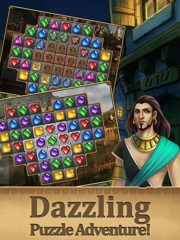 Jewel Swap -Magic Match 3 game iPad screenshot 4 - Games app