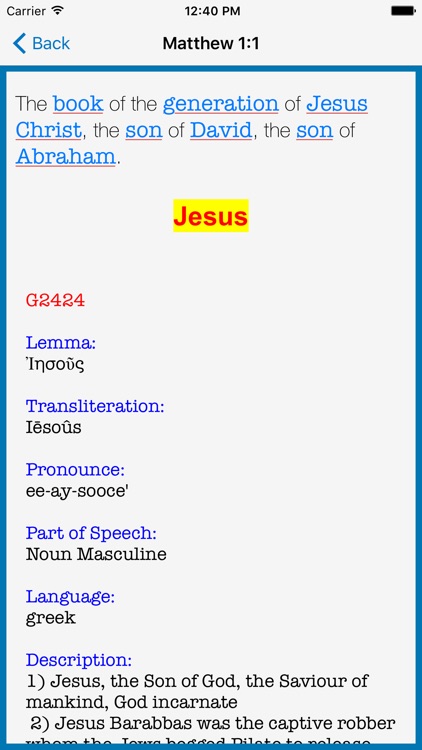 Strong's Concordance KJV Bible screenshot-3