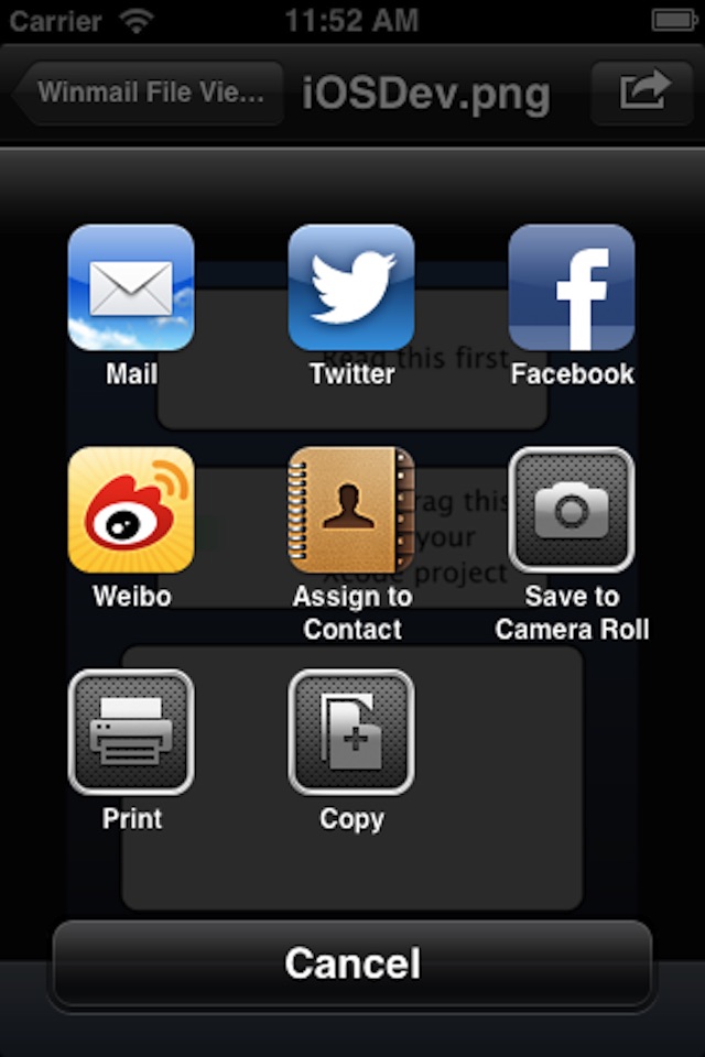 Winmail Viewer for iPhone and iPad screenshot 3