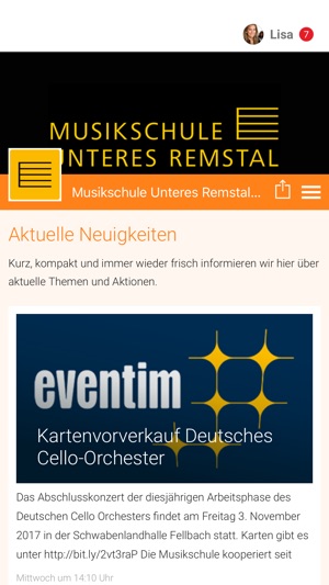 Musikschule Unteres Remstal(圖1)-速報App