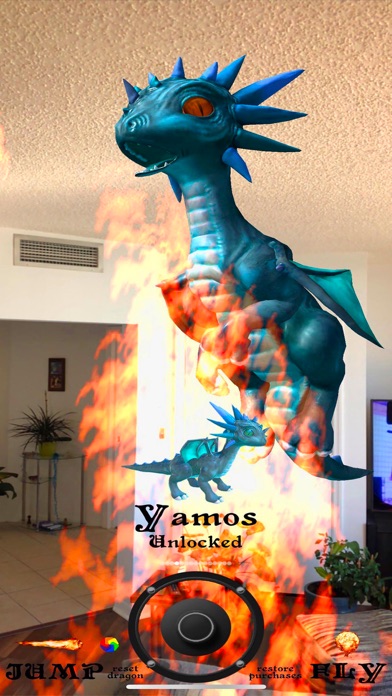 AR Battle Dragons app screenshot