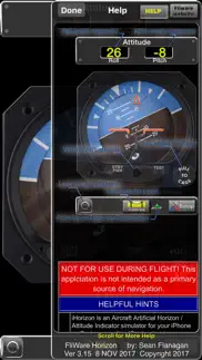 aircraft horizon iphone screenshot 3