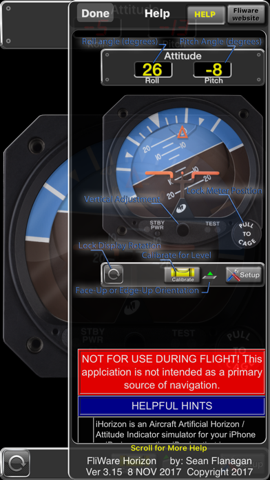 Aircraft Horizon Screenshot