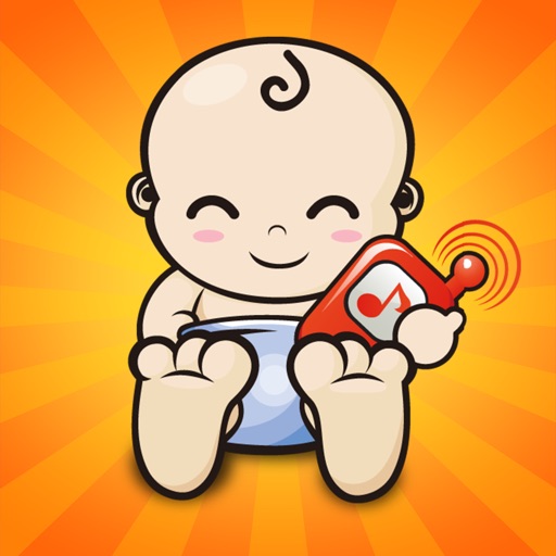 Adorable Toy Phone Baby Game Icon