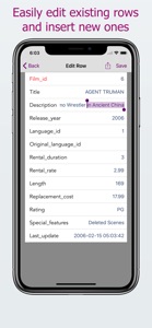 Commit : A modern MySQL client screenshot #4 for iPhone