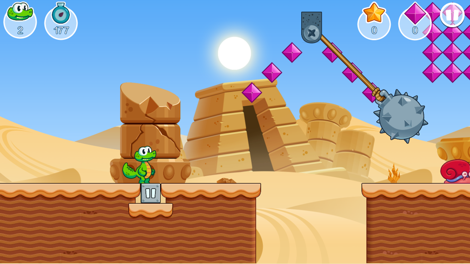 #2. Croc's World Run (iOS) 由: Sprakelsoft GmbH