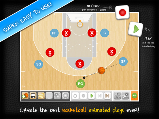 Screenshot #4 pour Head Coach Basketball LITE