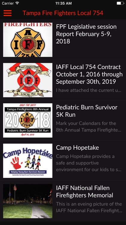 Tampa Fire Fighters Local 754 screenshot-3