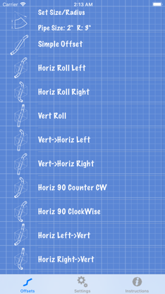Piping Offset Calculator screenshot 1
