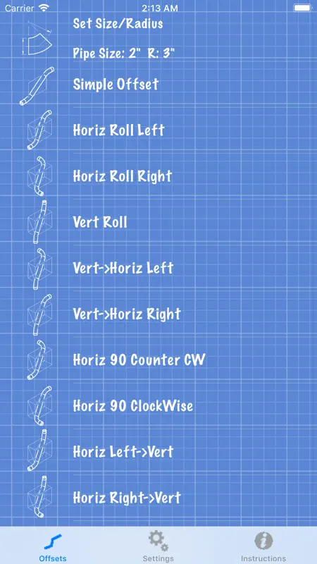 Piping Offset Calculator screenshot 1 of 10