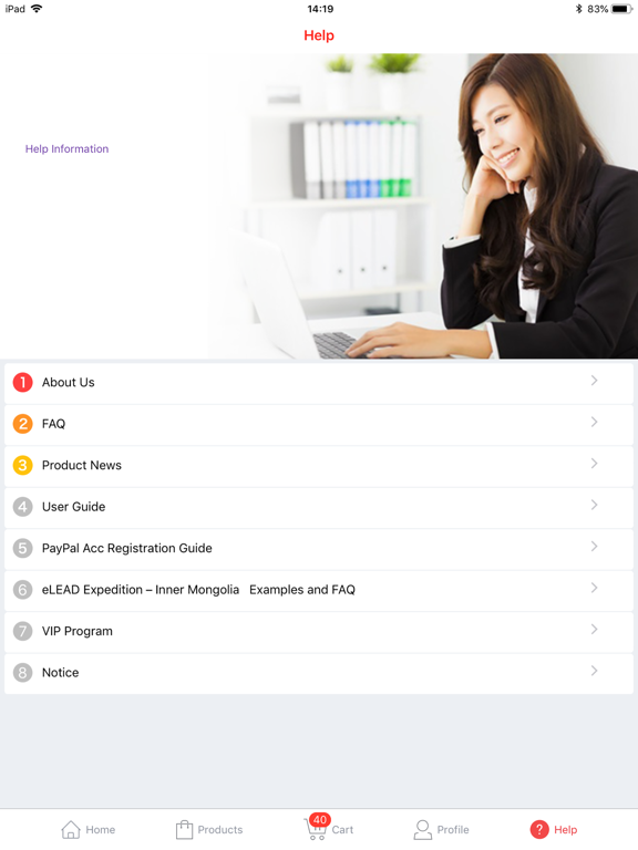 eLEAD For iPad iPad screenshot 3 - Lifestyle app