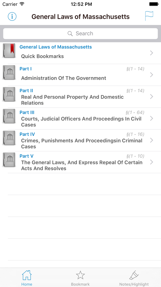 MA Codes, Massachusetts Laws - 8.181114 - (iOS)