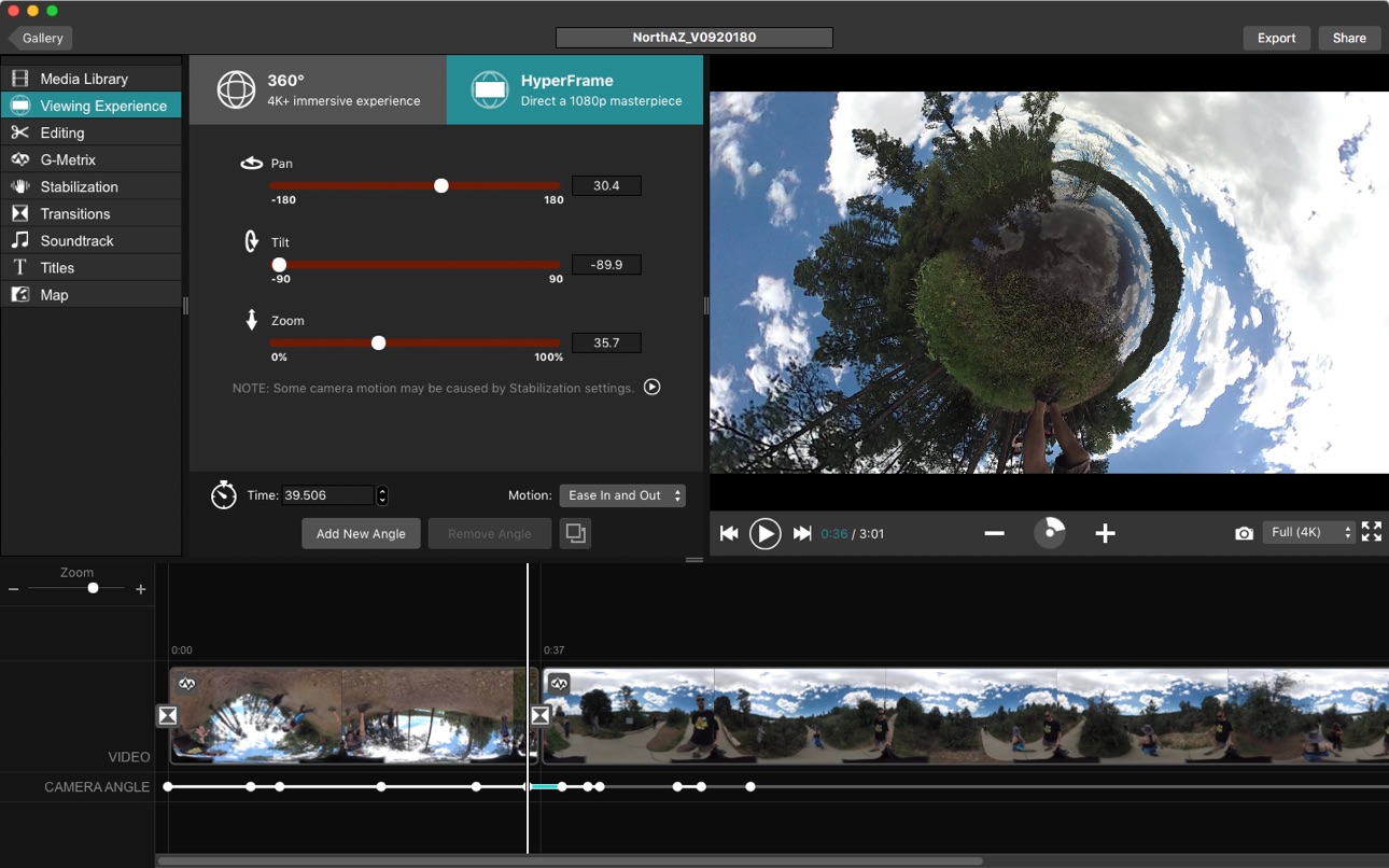Screenshot 1 of Garmin VIRB Edit