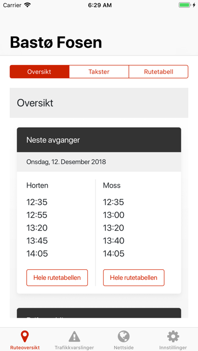 Screenshot #1 pour Bastø Fosen