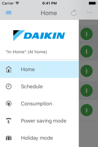 Daikin Online Controller - náhled