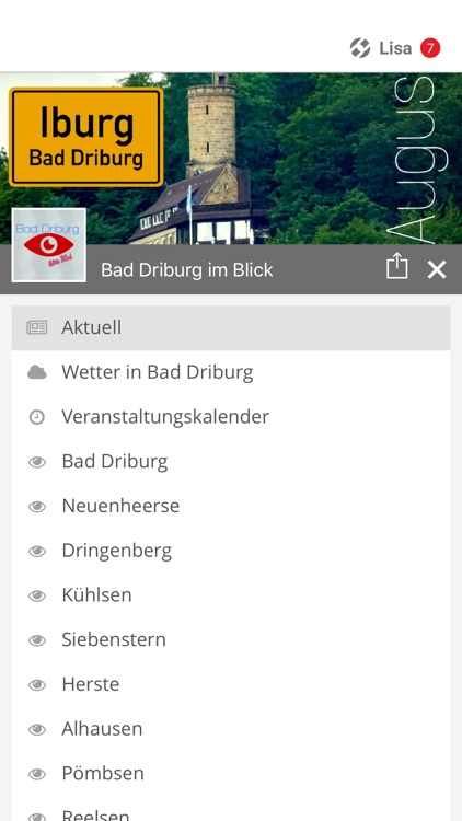 Bad Driburg im Blick